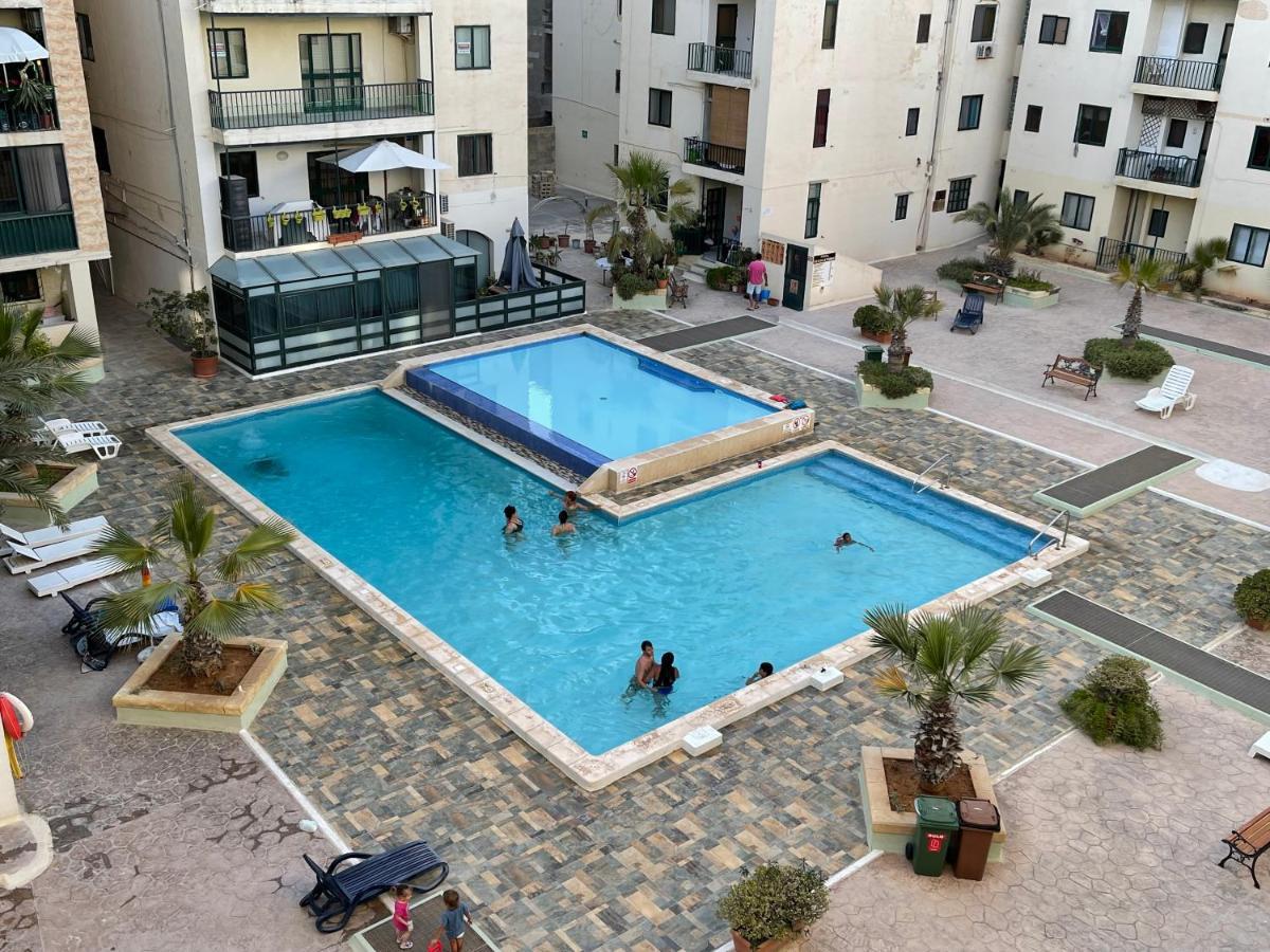 Beautiful Central Apartment With Pool San Pawl il-Baħar Kültér fotó