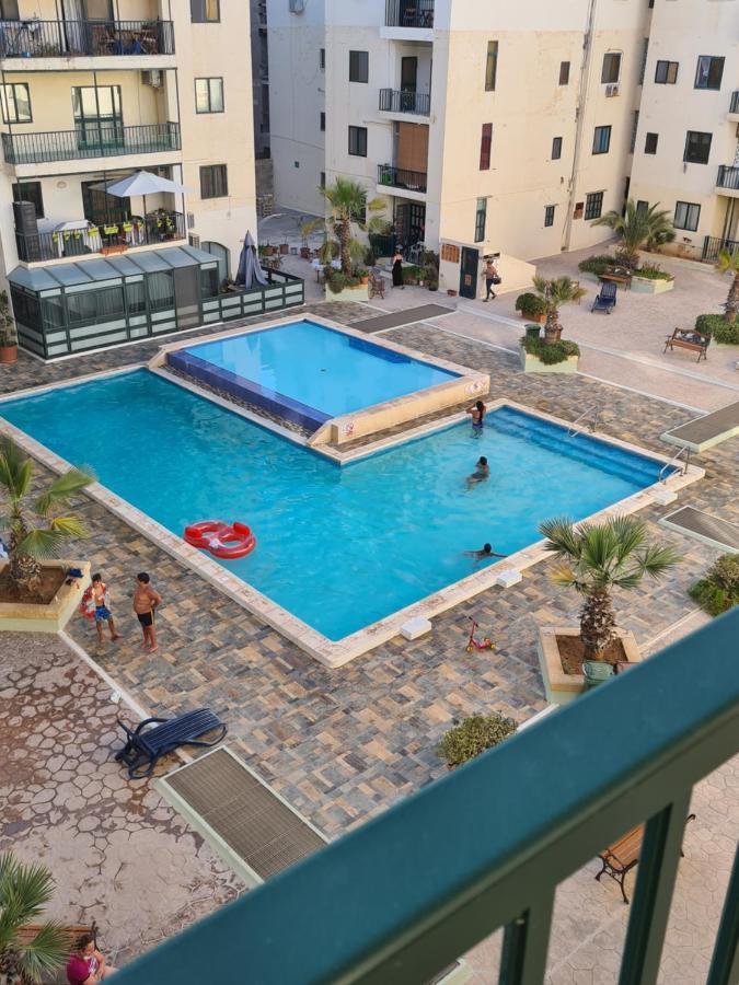 Beautiful Central Apartment With Pool San Pawl il-Baħar Kültér fotó